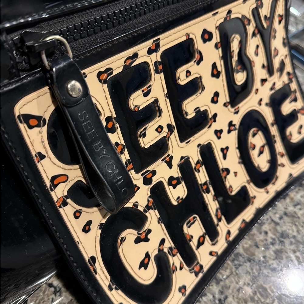 See By Chloe Black and Tan Tote Bag EUC - Picture 2 of 7
